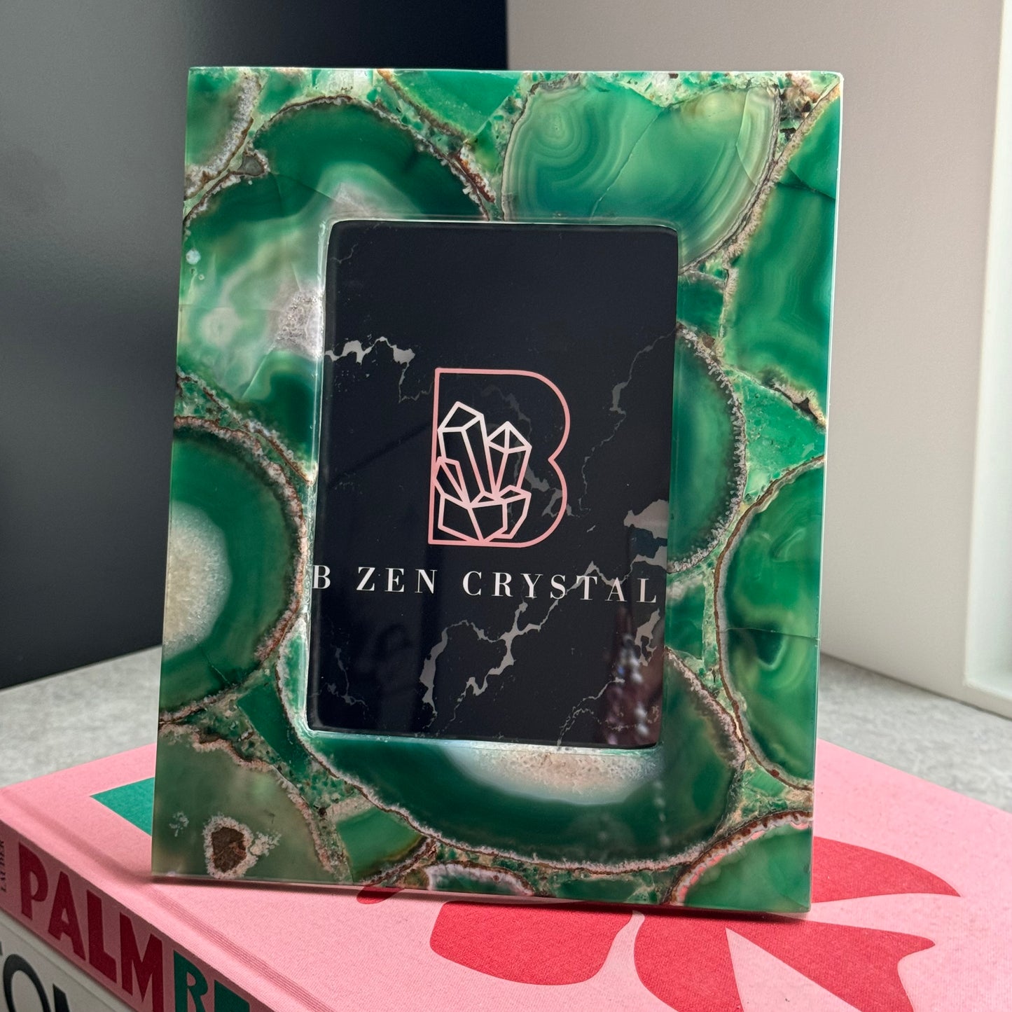 Green Agate Picture Frame