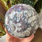 Druzy Purple Moss Agate Sphere No 6