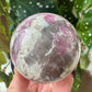 Lepidolite, Pink Tourmaline & Smokey Quartz Sphere No 422