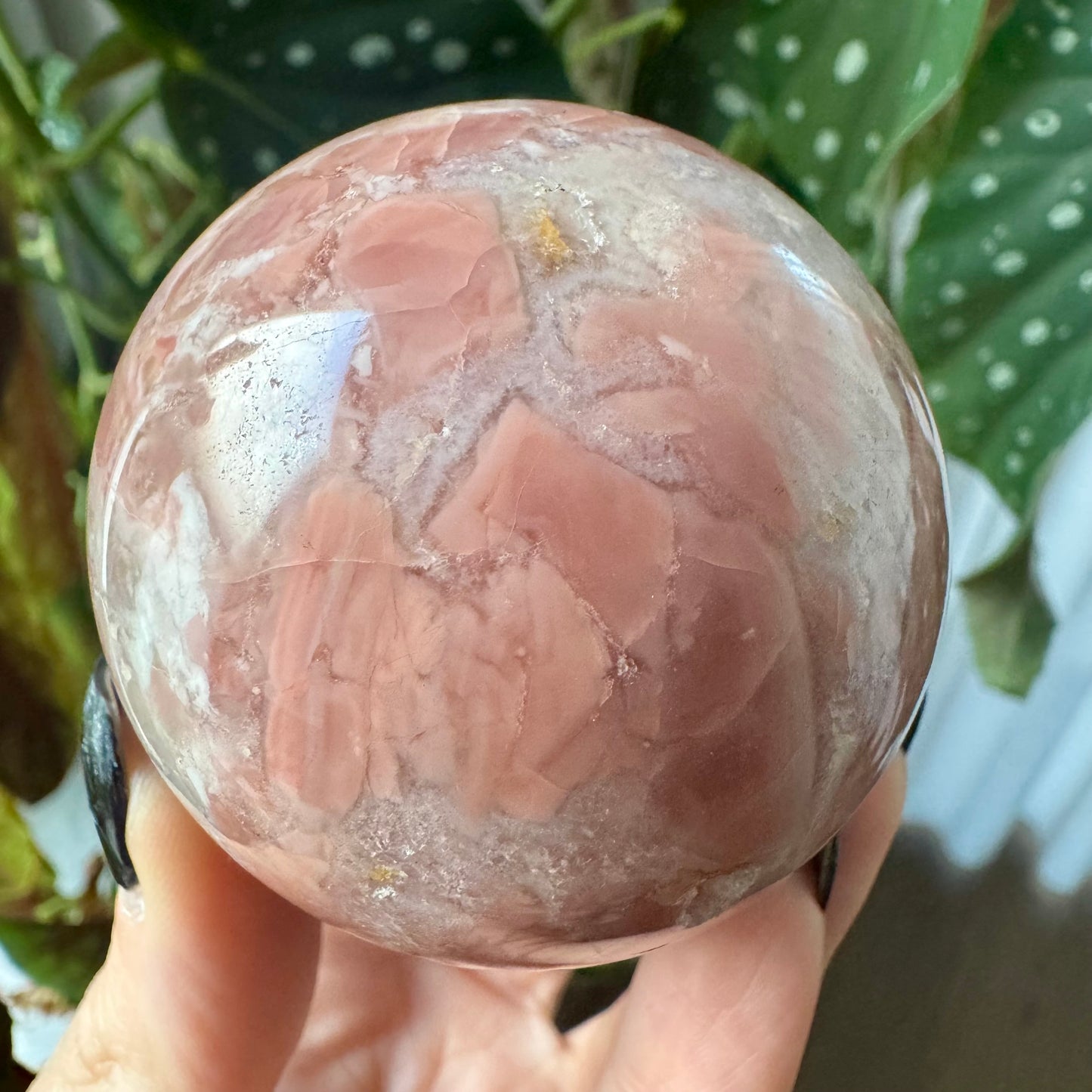 Pink Agate Sphere No 66