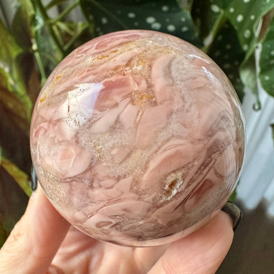Pink Agate Sphere No 67