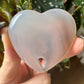Druzy Agate Heart No 61