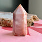 Carnelian with Flower Agate Tower No 93