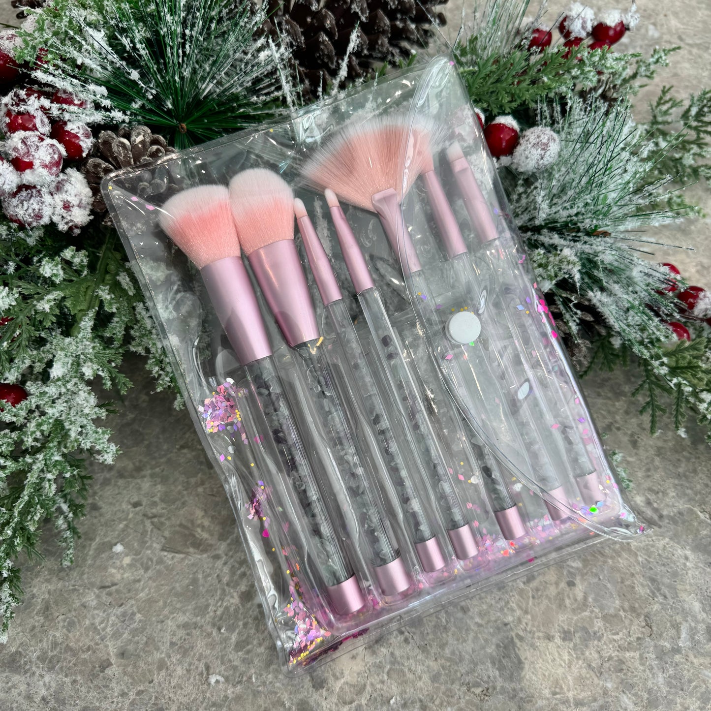 Fluorite Set of 7 Make Up Brushes