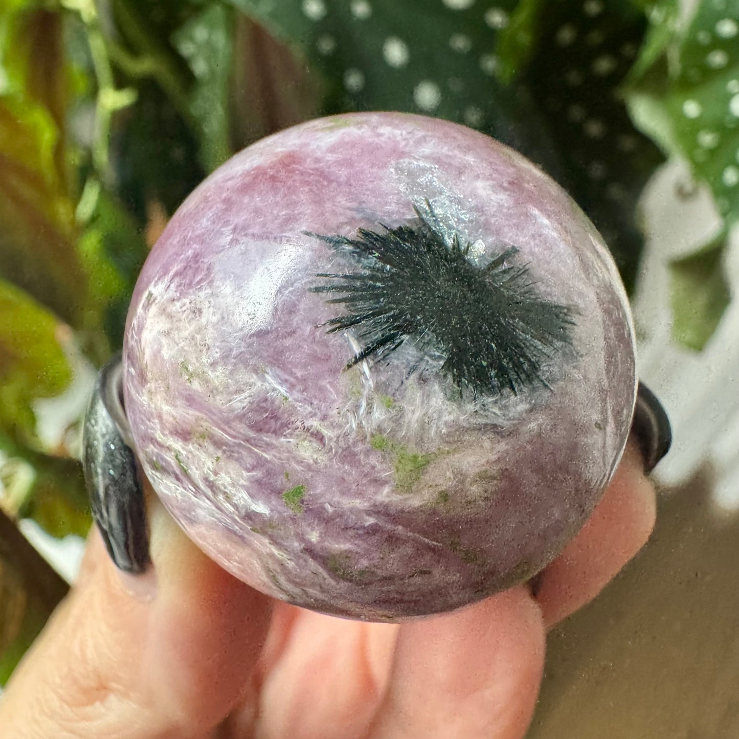 Pink Charoite Sphere No 118