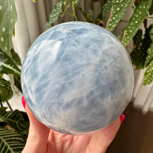 Blue Calcite Sphere No 29