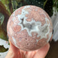 Druzy Pink Agate Sphere No 155