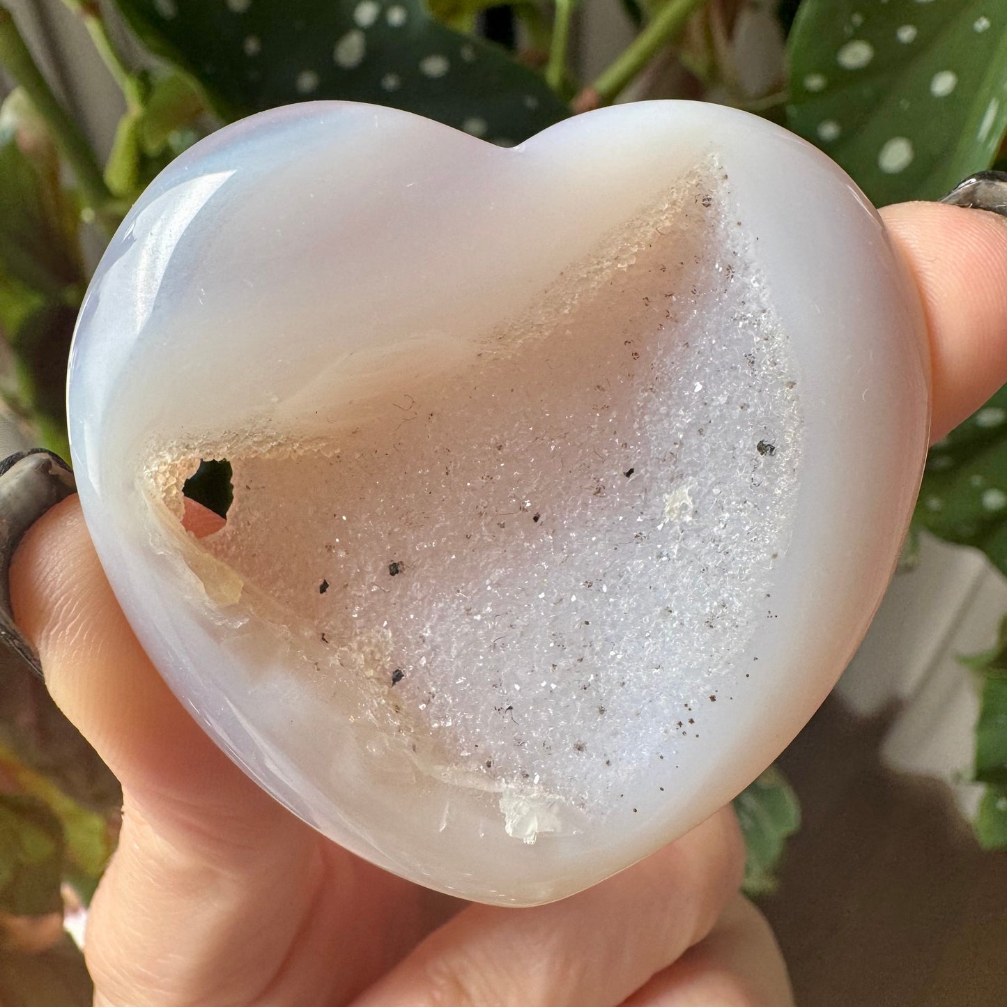 Druzy Agate Heart No 60