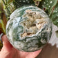 Druzy Moss Agate Sphere No 262