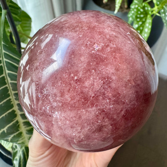 Strawberry Quartz Sphere No 1