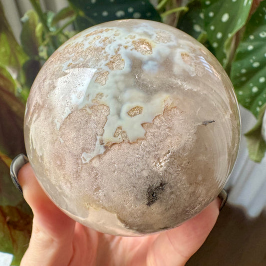 Flower Agate Sphere No 50