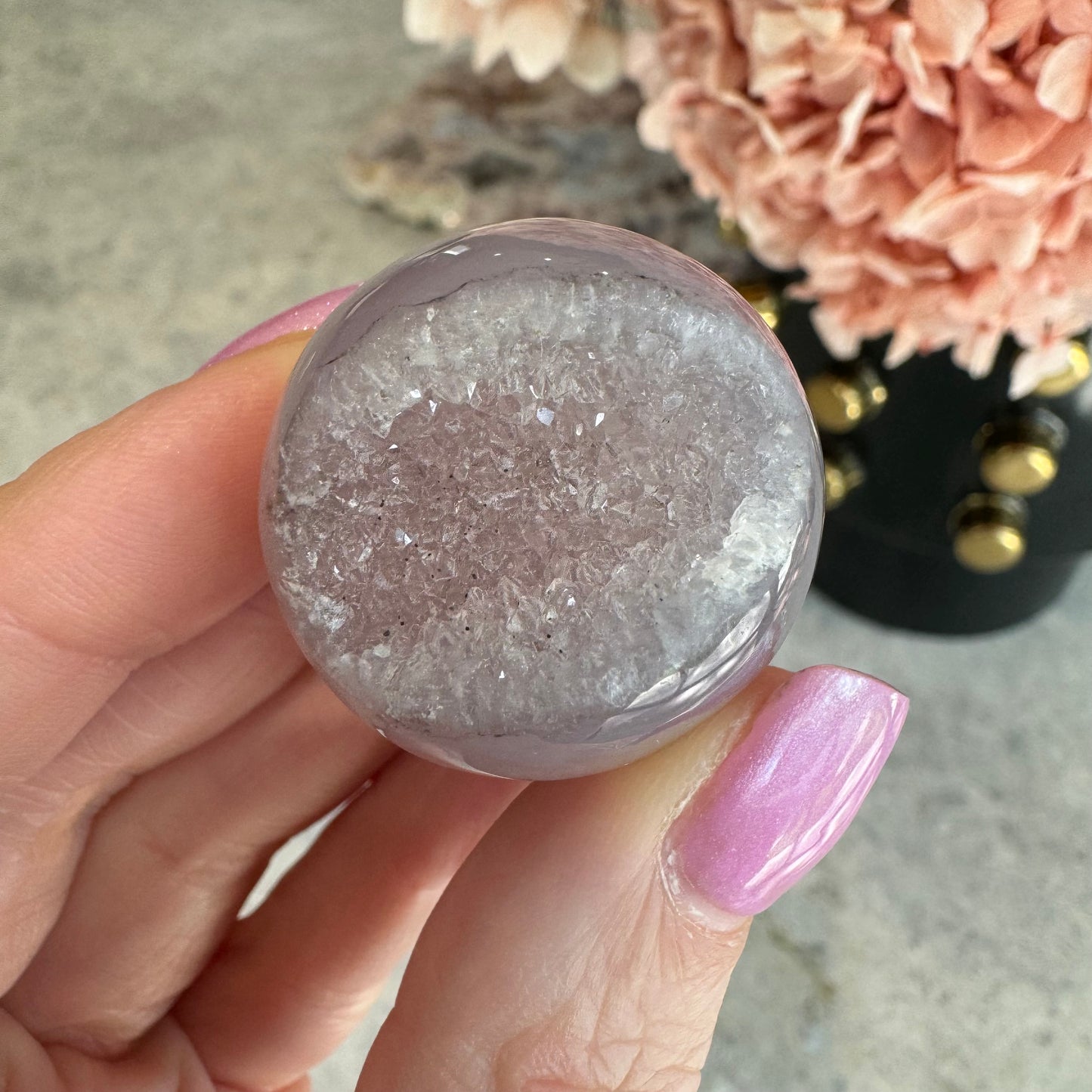 Druzy Agate Sphere No 8