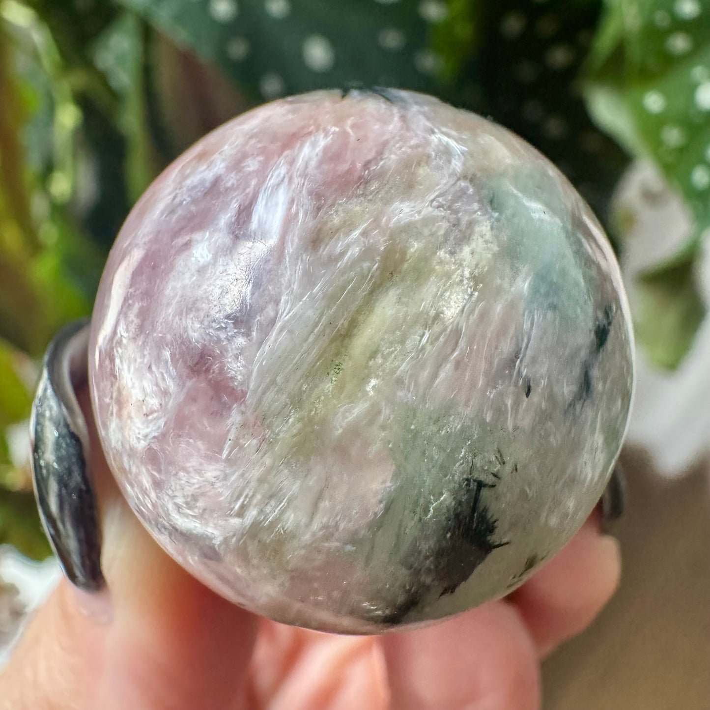 Pink Charoite Sphere No 122