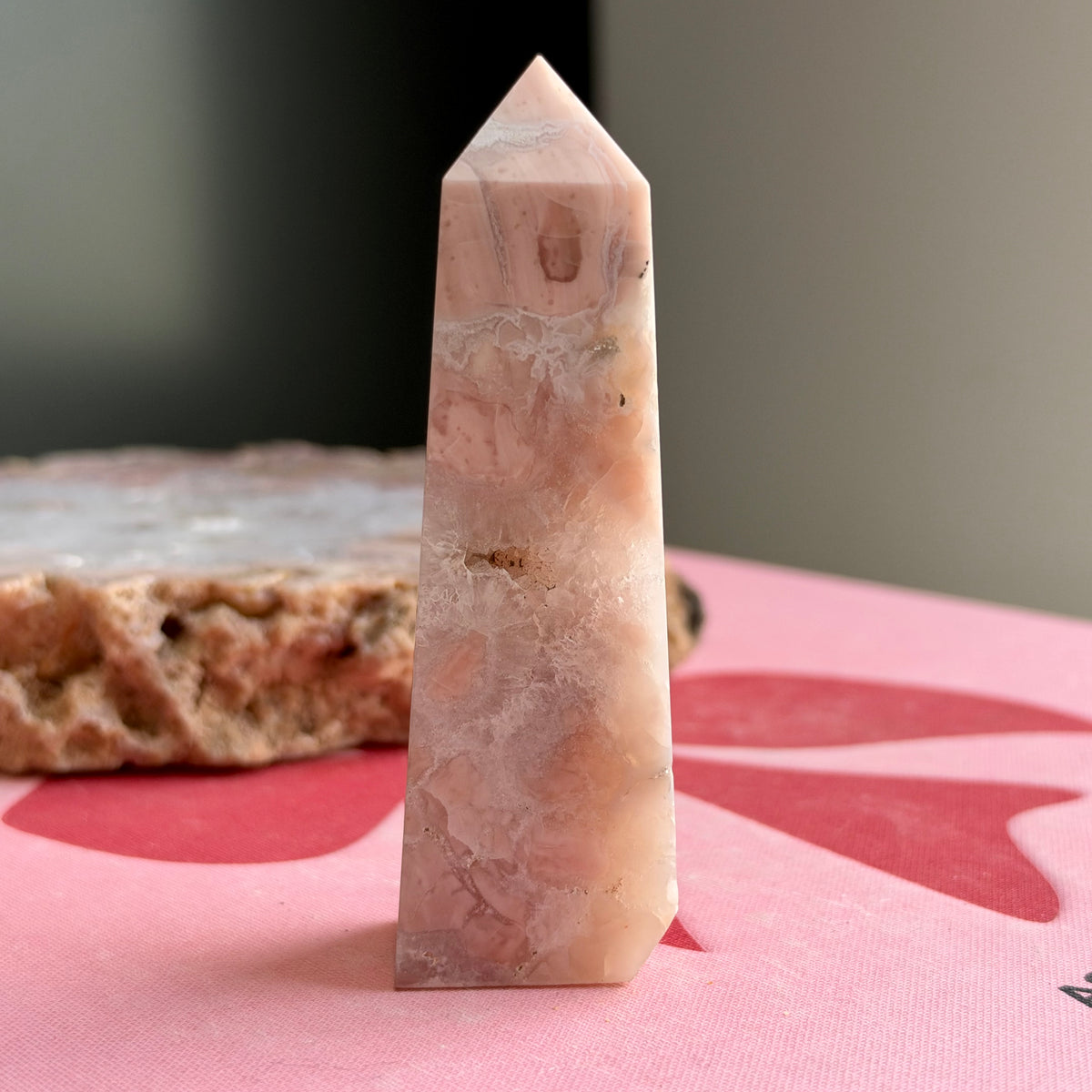 Pink Agate Tower No 100
