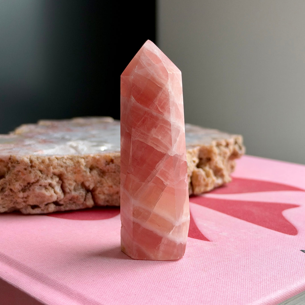 Rose Calcite Tower No 199