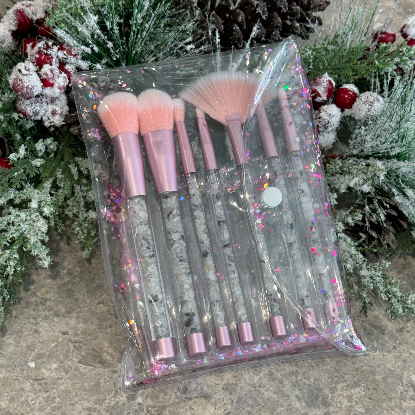 Rainbow Moonstone Set of 7 Make Up Brushes