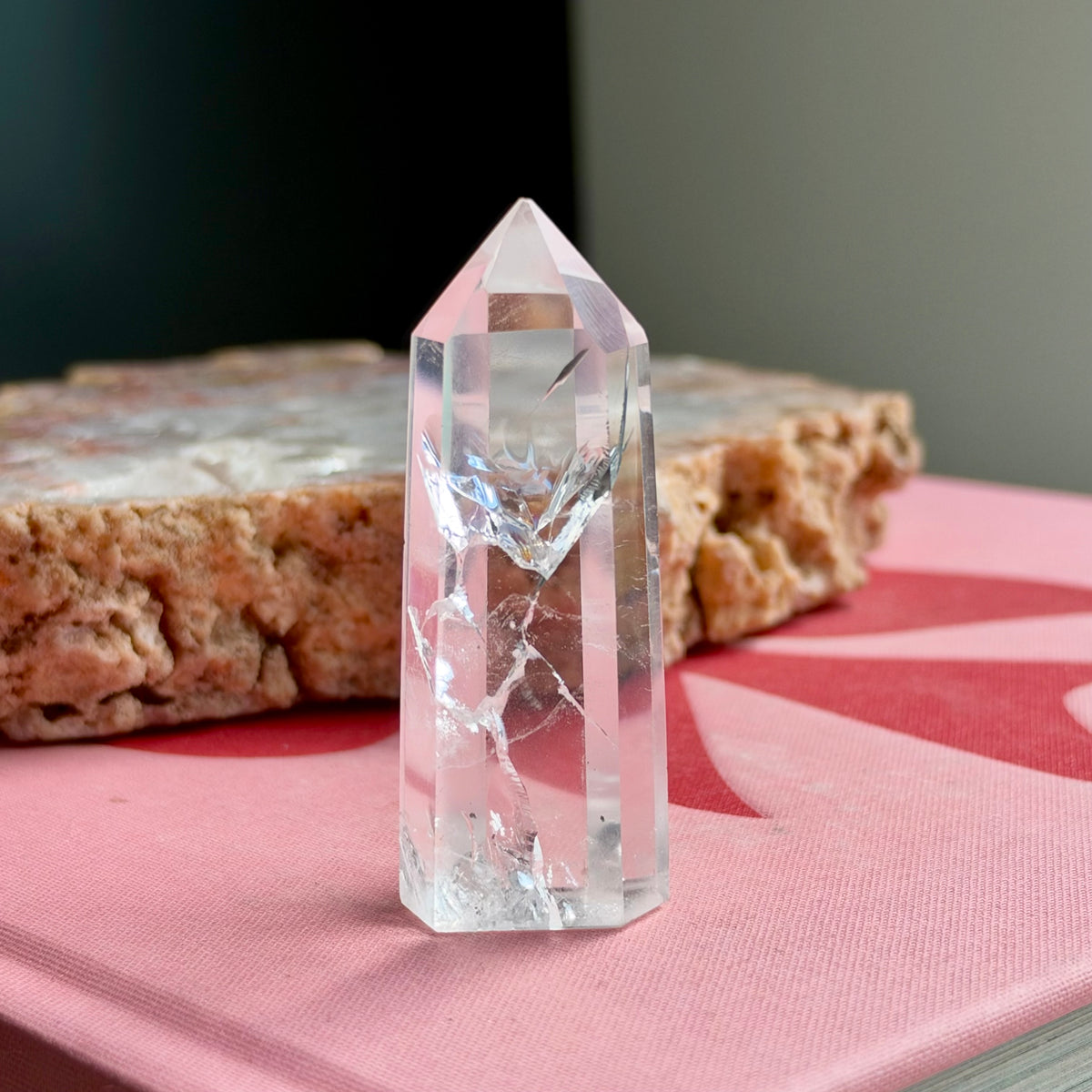 Clear Quartz Rainbow Tower No 117