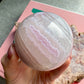 Pink Jelly Agate Sphere No 3