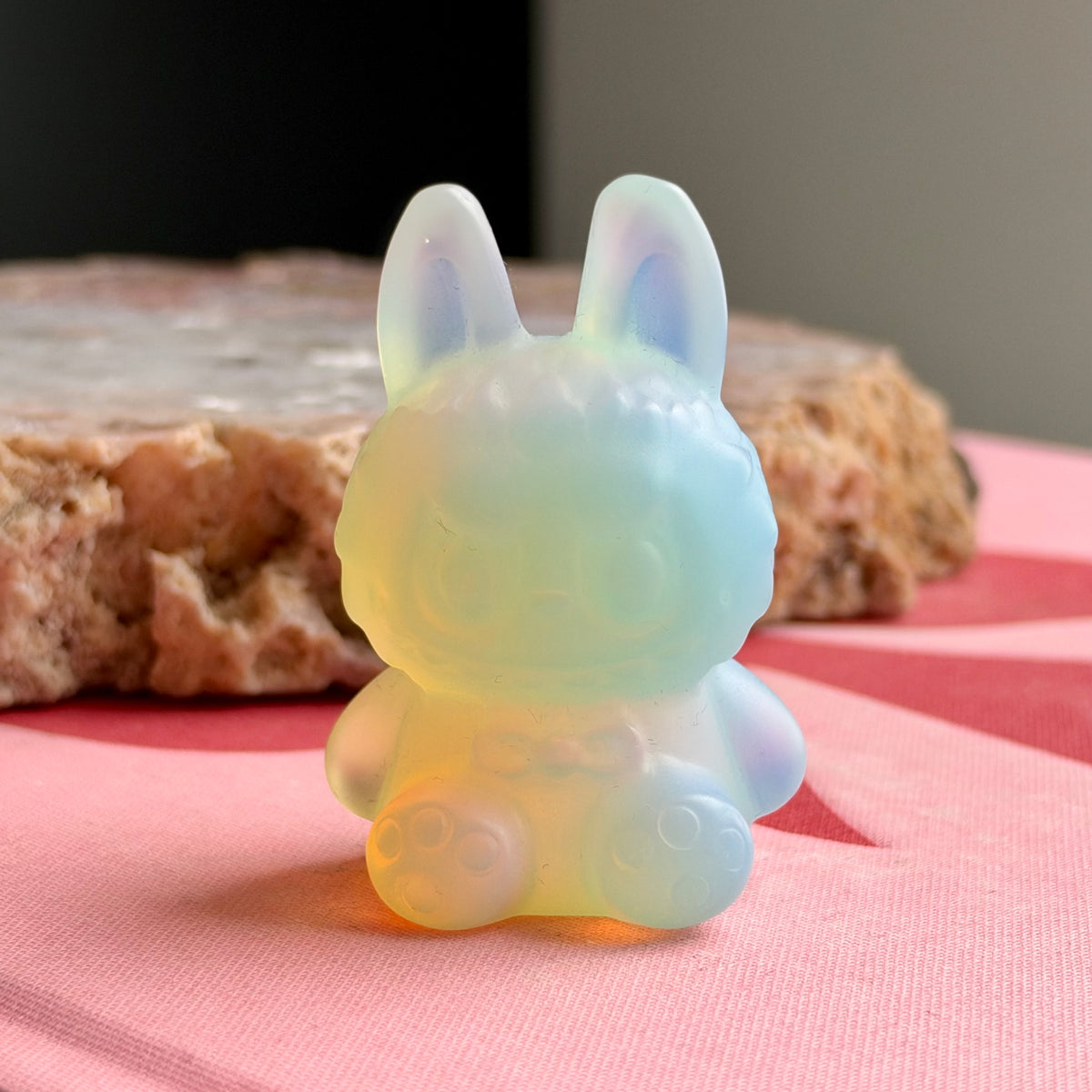 Opalite Sitting Labubu No1