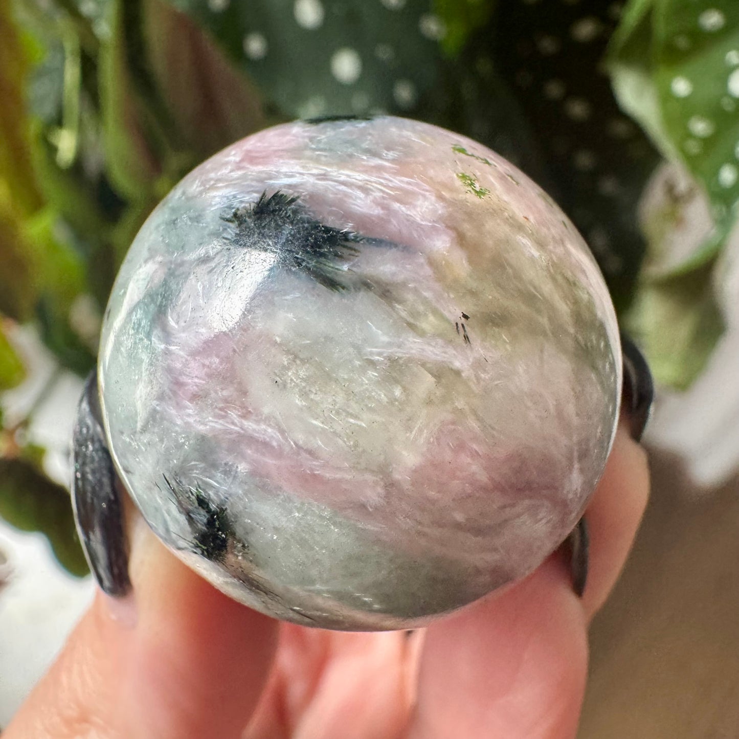 Pink Charoite Sphere No 120