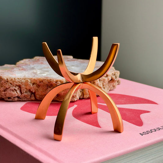 Large Rose Gold Claw Stand