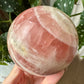 Rose Calcite Sphere No 72