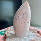 Pink Druzy Ocean Jasper Free Form