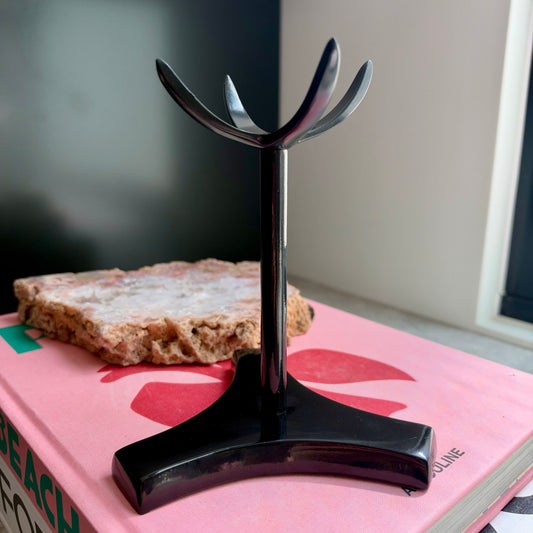Medium Black Sphere Stand