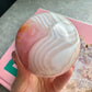 Pink Jelly Agate Sphere No 1