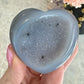 Druzy Agate Heart No 57