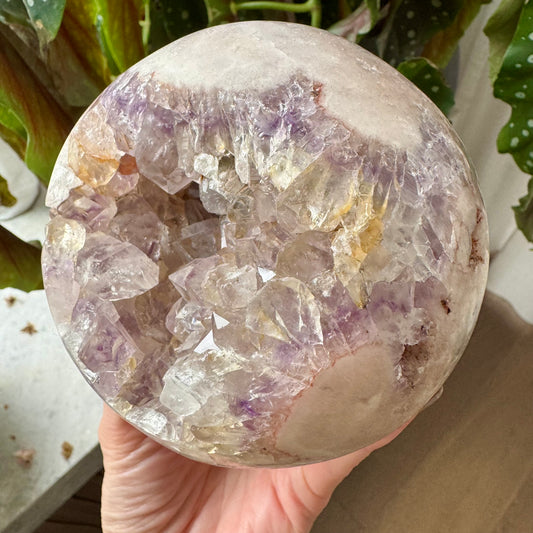 Pink Amethyst Sphere No 82