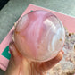 Pink Jelly Agate Sphere No 1