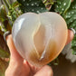 Druzy Agate Heart No 52