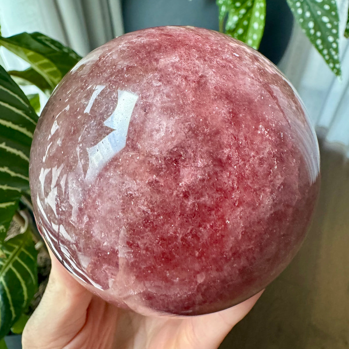 Strawberry Quartz Sphere No 2