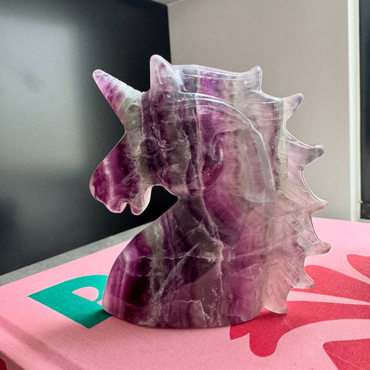 Rainbow Fluorite Unicorn