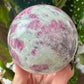 Lepidolite, Pink Tourmaline & Smokey Quartz Sphere No 425