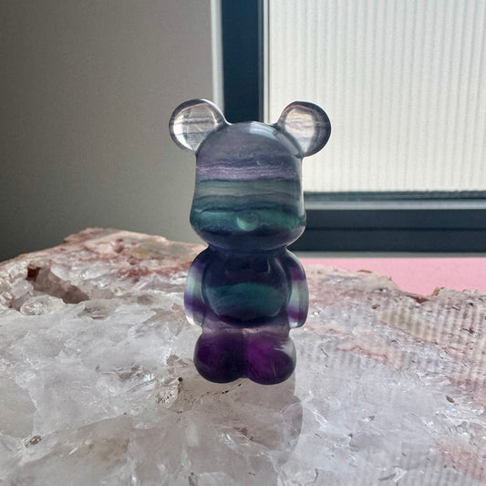 Fluorite Brick Bear No 4
