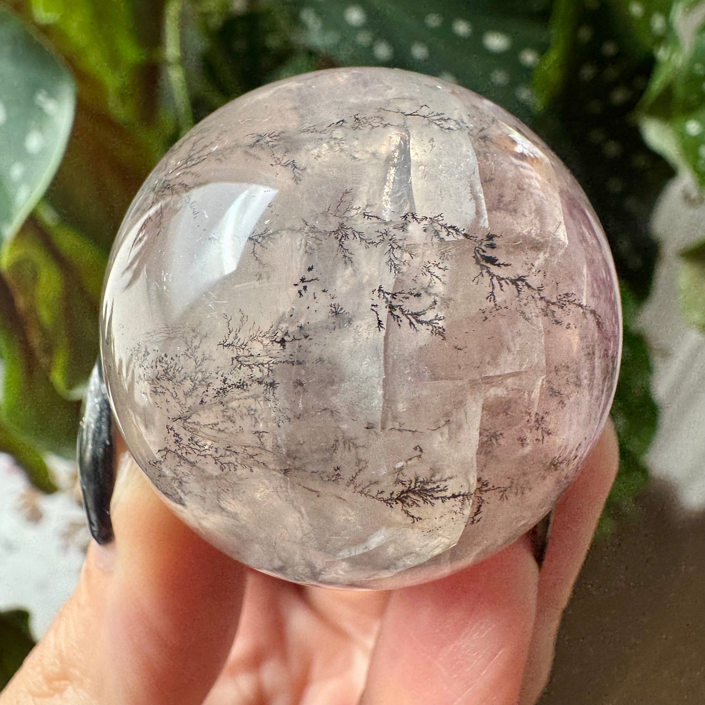 Dendritic Fluorite Sphere No 165