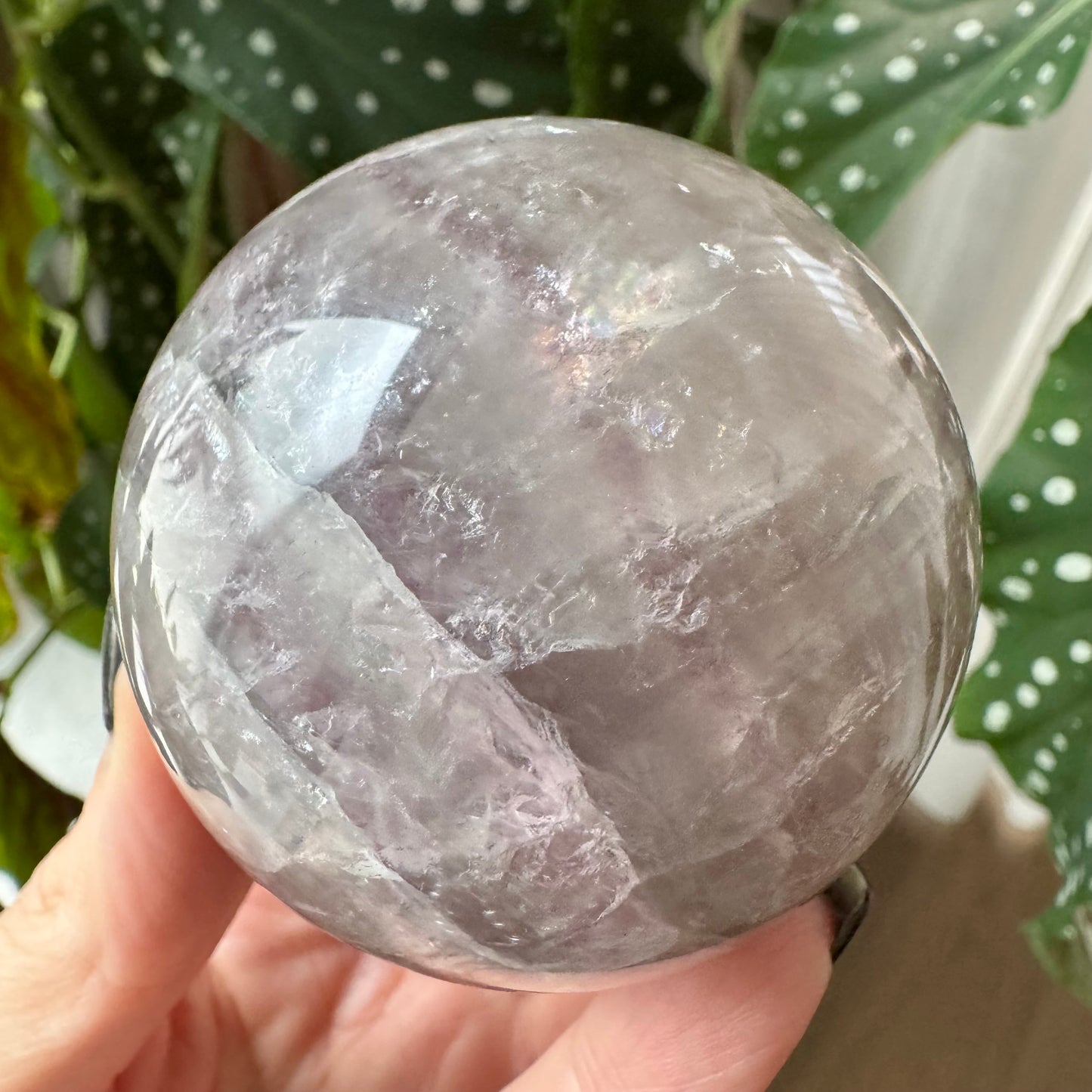 Lavender Fluorite Sphere No 6