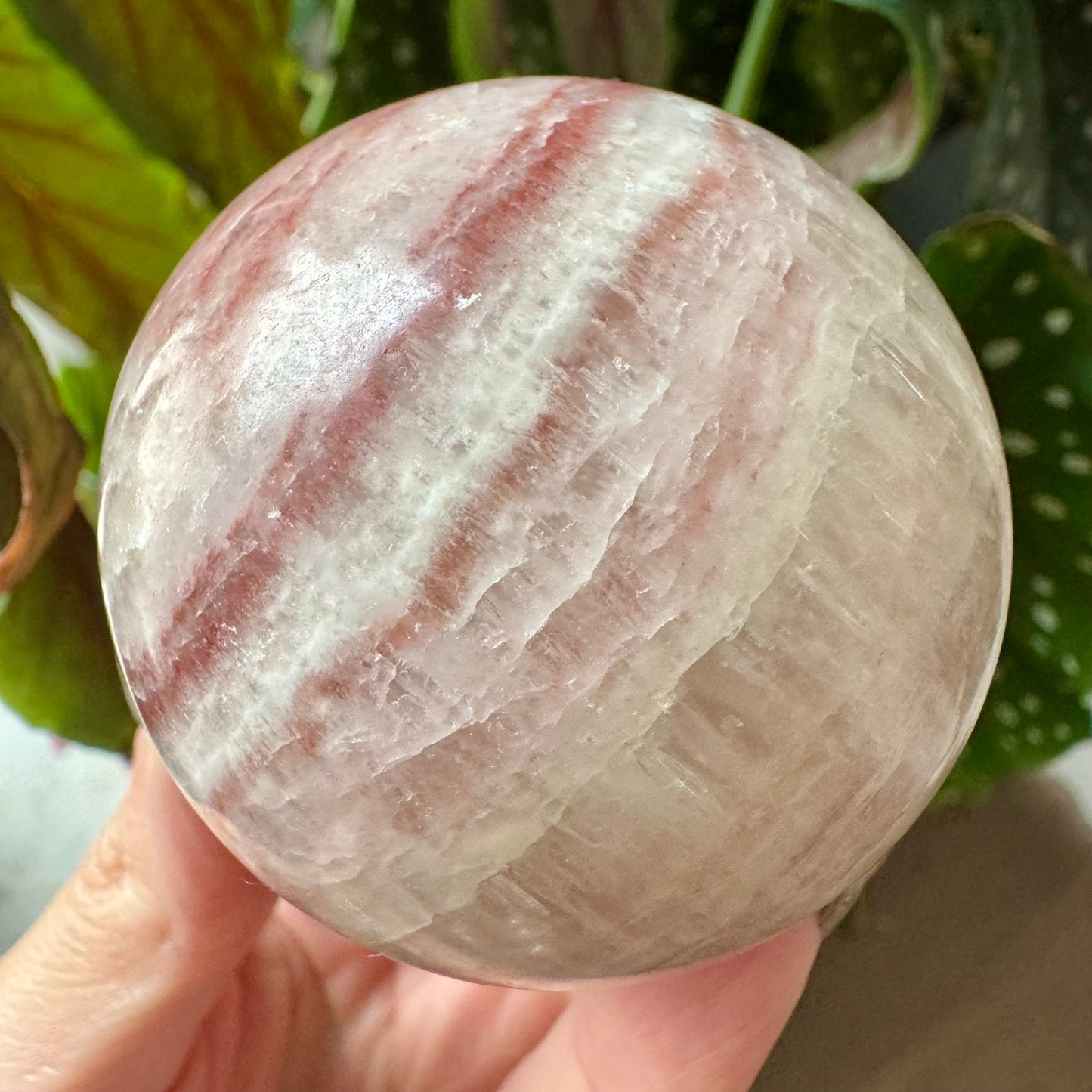 Rose Calcite Sphere No 69