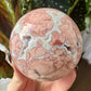 Druzy Pink Agate Sphere No 156