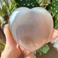 Druzy Agate Heart No 55