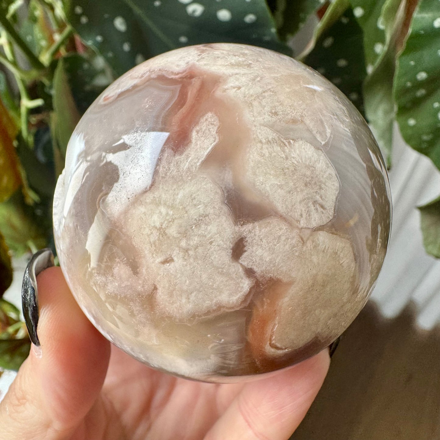 Flower Agate Sphere No 260