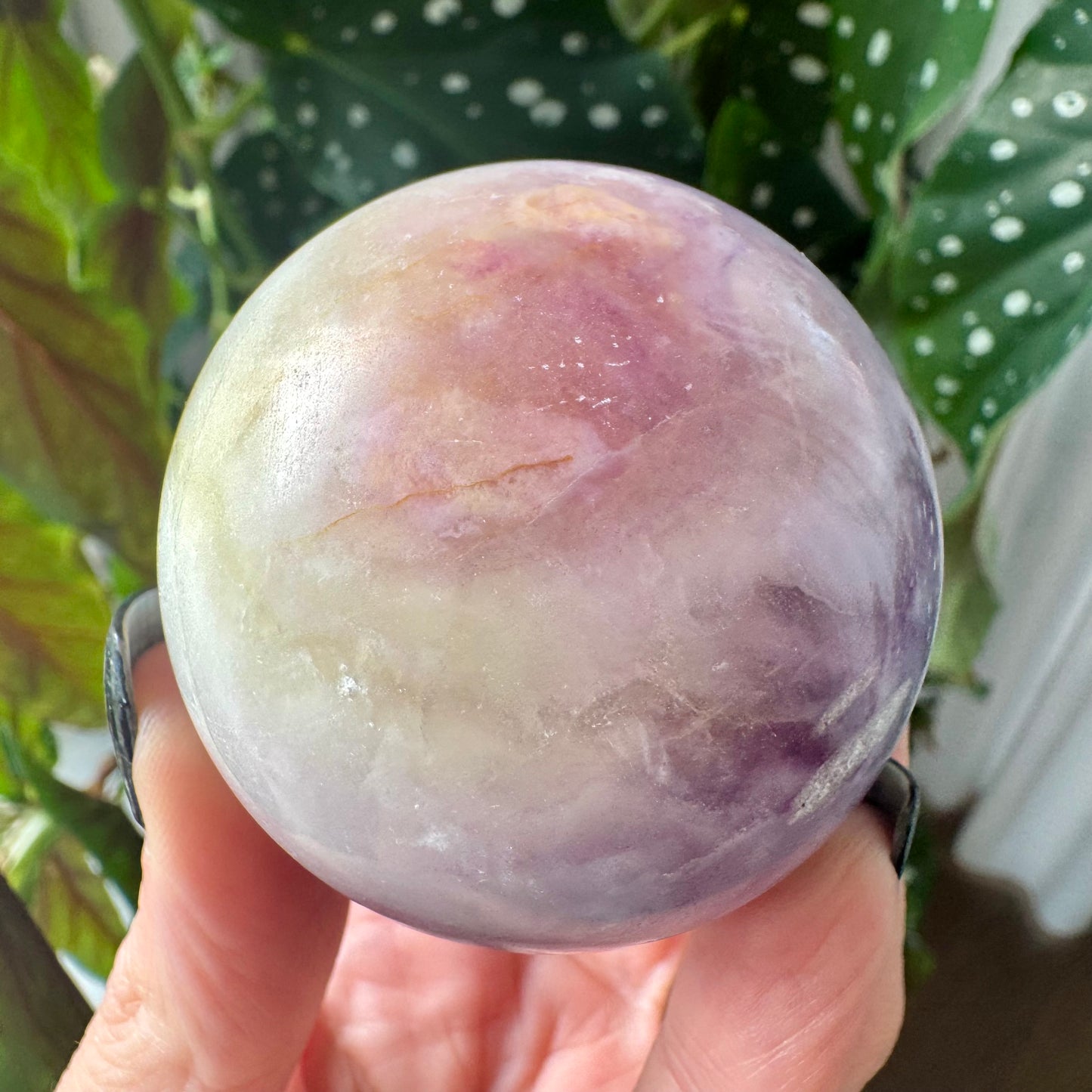 Silky Fluorite Sphere No 42
