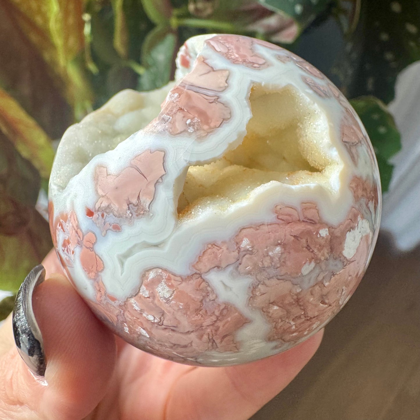 Druzy Pink Agate No 157