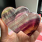 Candy Fluorite Double Heart on Stand No 167