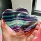 Candy Fluorite Double Heart on Stand No 168