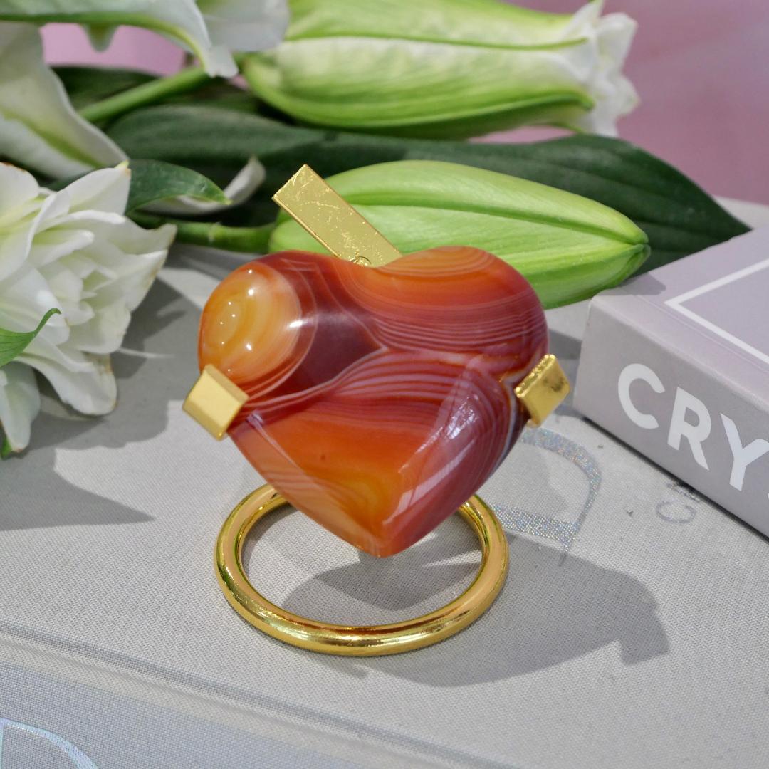 Carnelian Heart No 16