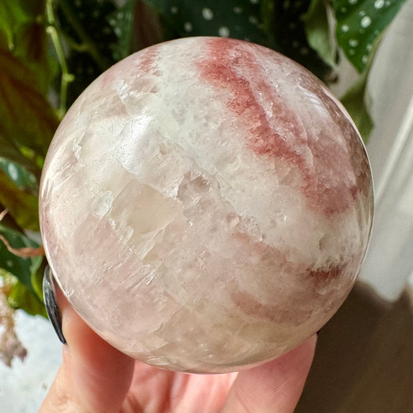 Rose Calcite Sphere No 70