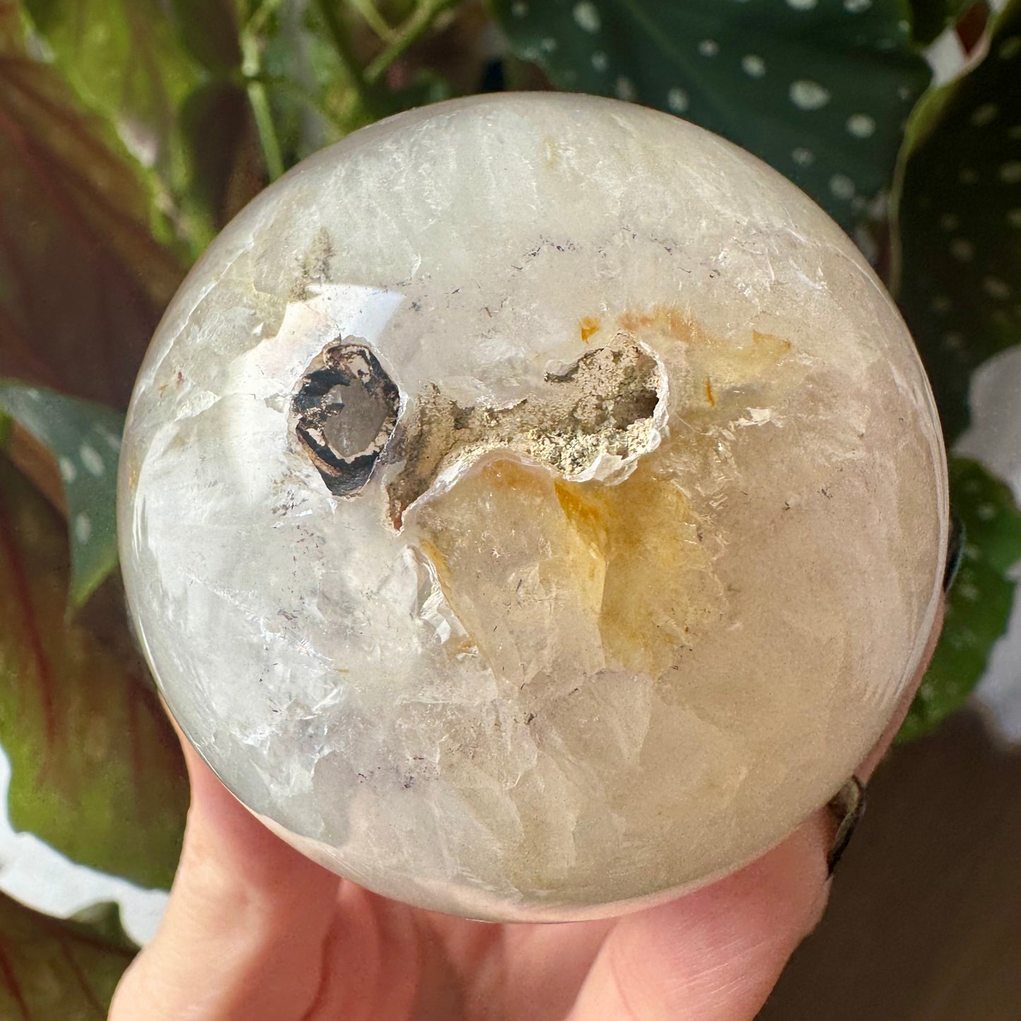 Flower Agate Sphere No 45